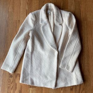 Beige Classic Collared Coat